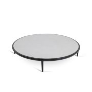 Mesa de centro Mogano top vidrio